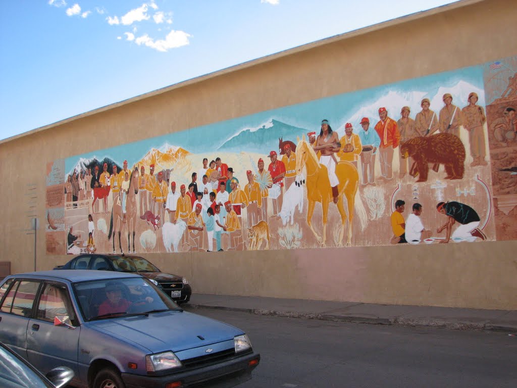 Navajo Code Talkers Mural by Be Sargent - Gallup, NM, Гэллап