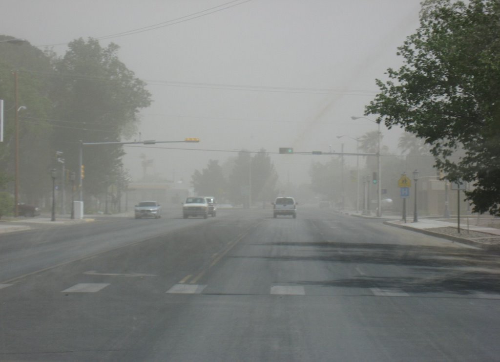 Deming sandstorm during May, Деминг