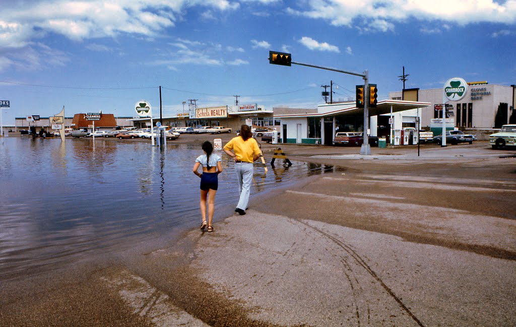 USA,Clovis,New Mexico,after the rain( 1976), Кловис