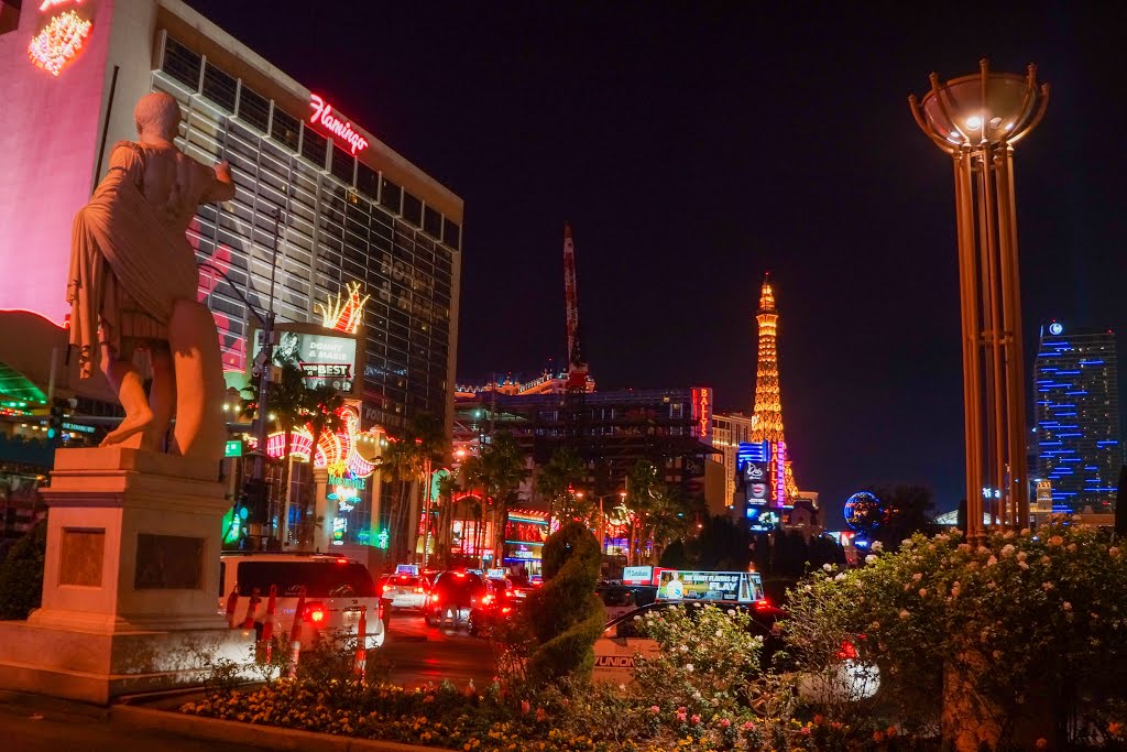 Las Vegas Strip, Nevada at Christmas United States, Лас-Вегас