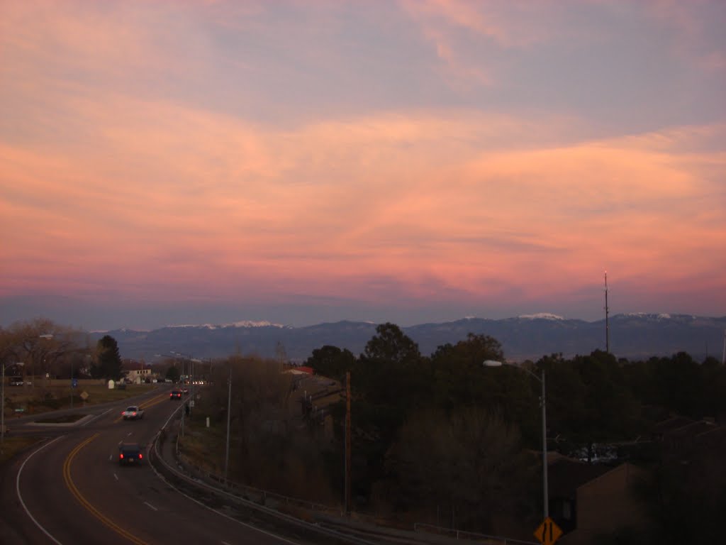 Sunset over Los Alamos, Лос-Аламос