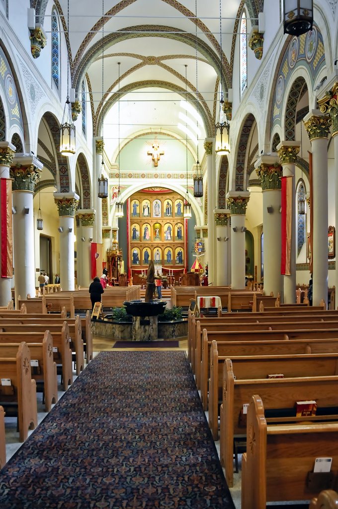 The Cathedral Basilica of Saint Francis of Assisi, Old Town Santa Fe, NM, Санта-Фе