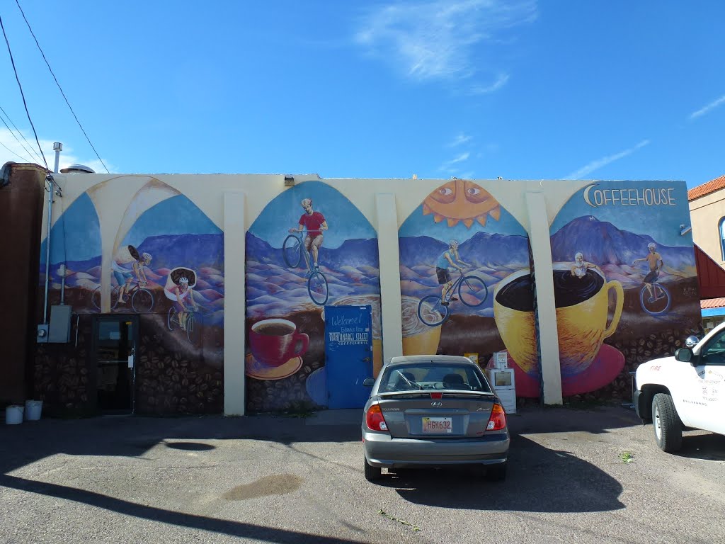 Caffeine Fueled Mural, Socorro, NM, 2012, Сокорро
