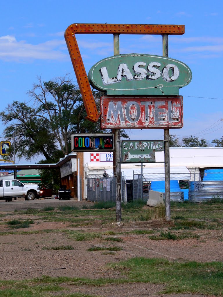 Lasso Motel on Route 66, Tucumcari, New Mexico, Тукумкари