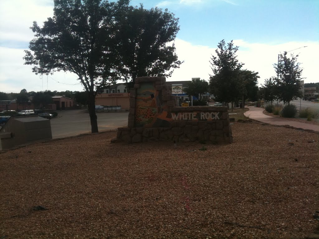 White Rock, New Mexico welcome sign, Уайт-Рок