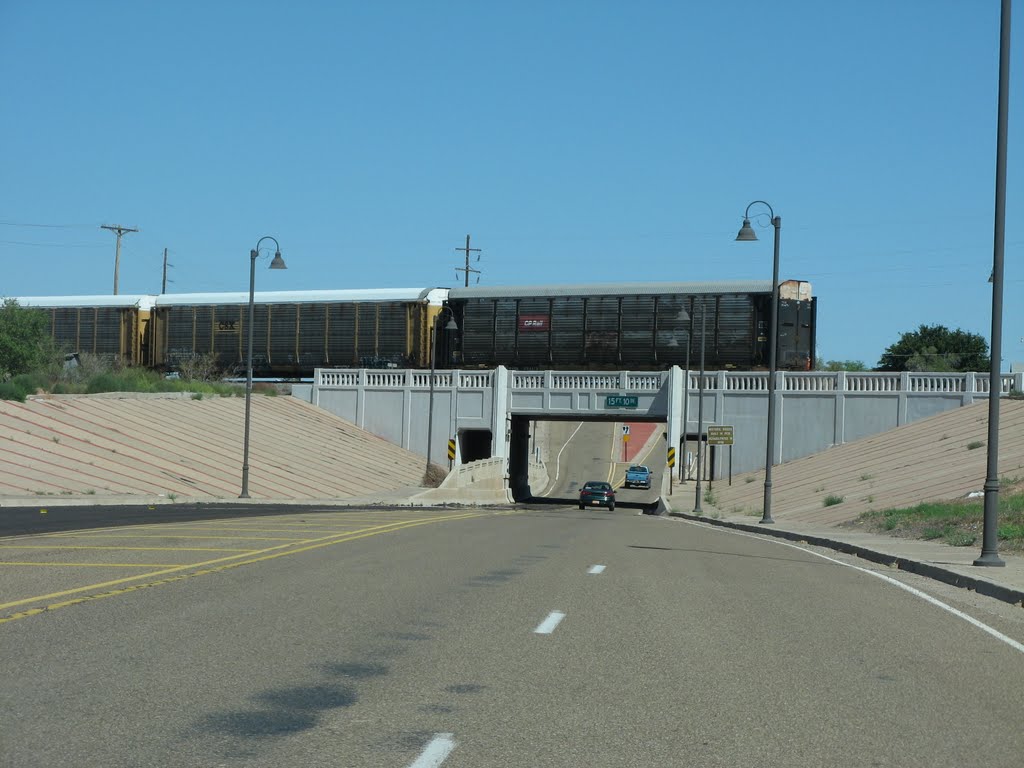 Santa Fe underpass, Ft. Sumner, New Mexico, Форт-Самнер