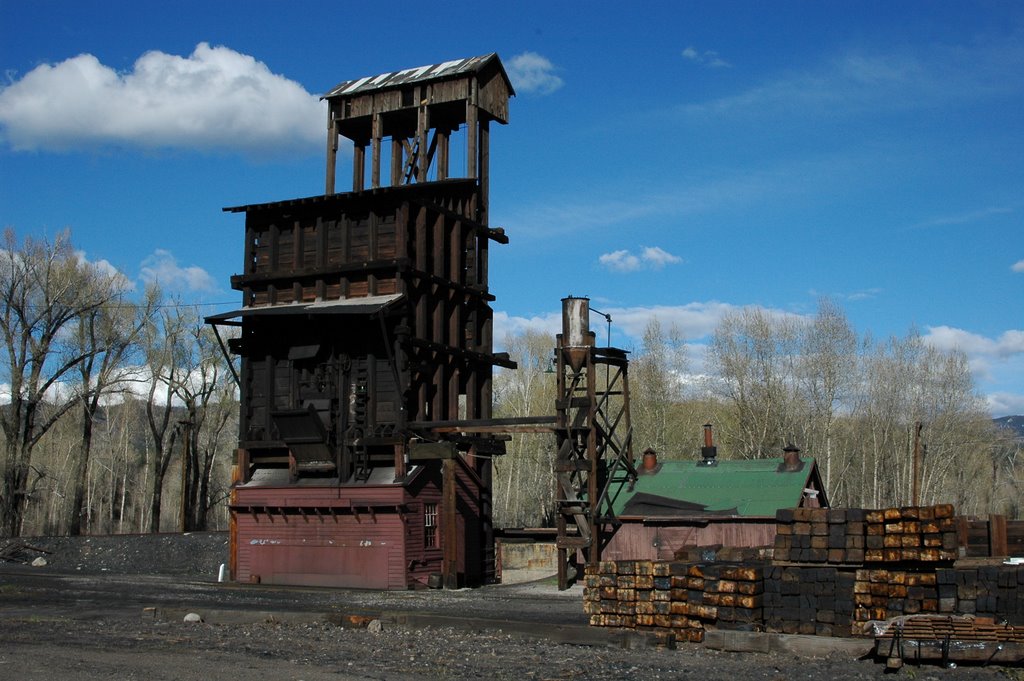 Chama, New Mexico - Cumbres and Toltec Railroad Yard - Coal Hopper, Чама