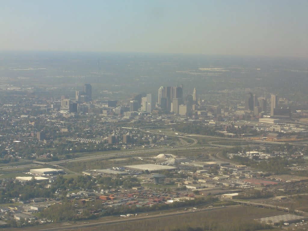 Columbus from the air, Бексли