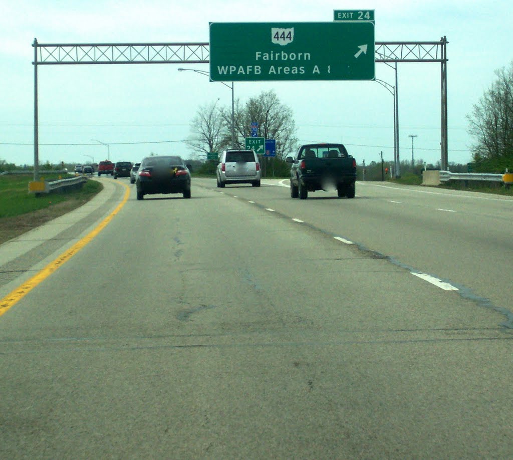 Exit 24 to OH-444 on I-675 Southbound 04/30/2011, Доннелсвилл