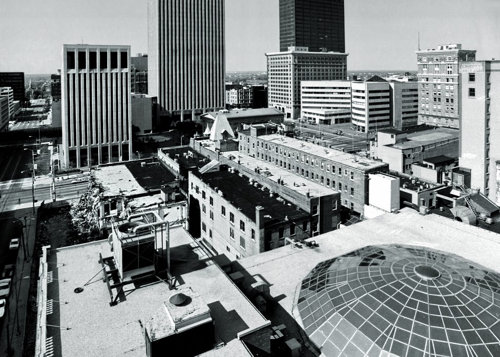 1987 View from roof of Dayton Arcade, Дэйтон