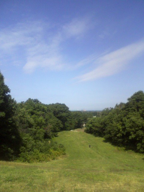 overlook of east cleveland in forest hills park, Ист-Кливленд