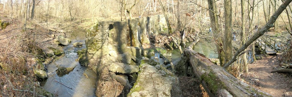 Dam in Glen Helen, Йеллоу-Спрингс