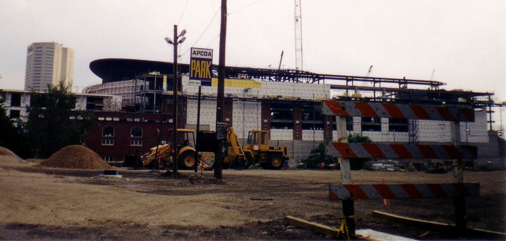Nationwide Arena Under Construction 1999, Колумбус