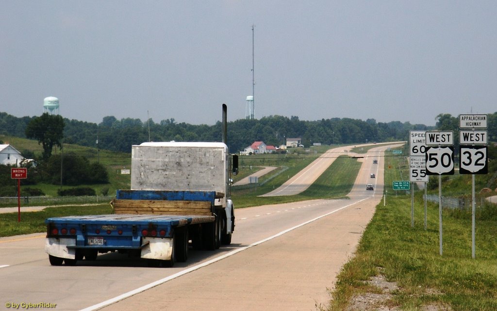 US Route 50 near Coolville, OH, Кулвилл