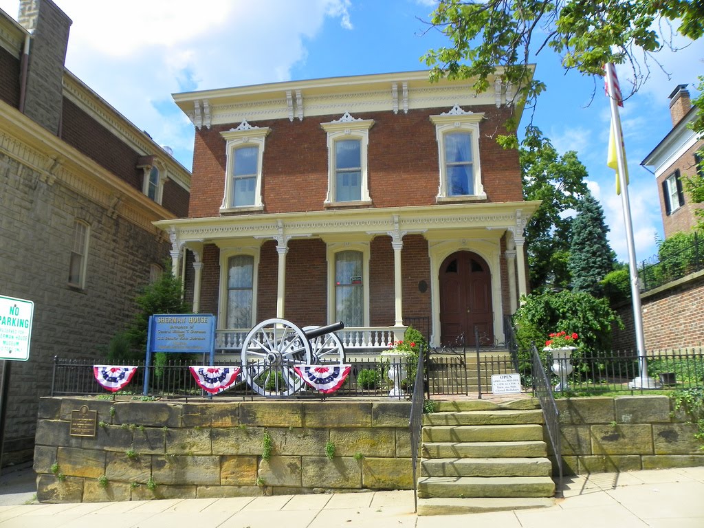 The Sherman House, Lancaster, Fairfield County, Ohio, Ланкастер