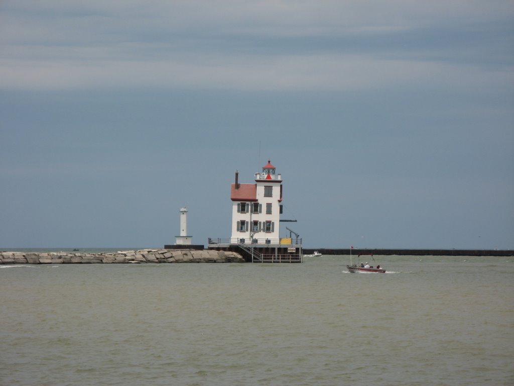 harbor lighthouse, Lorain, Ohio, Лорейн