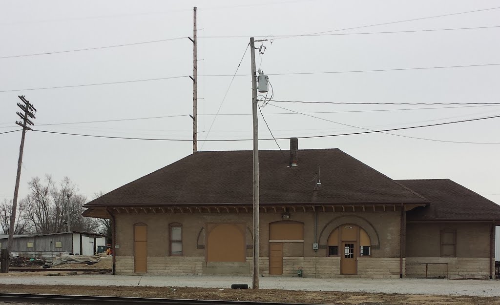 The old London Ohio Train Station allot to sit and rot., Мэдисон