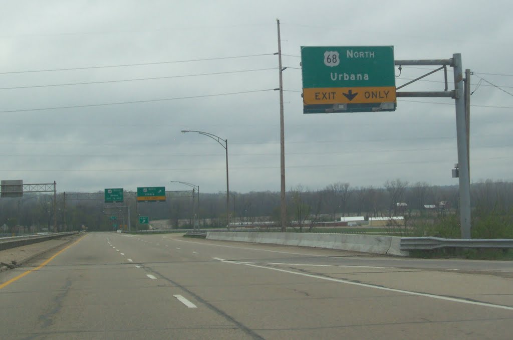 US-68 North Exit on OH-334 Westbound 04/24/2011, Нортридж