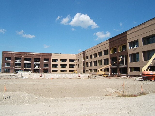 Construction prior to Garages, Pool, and Paving, Сандуски