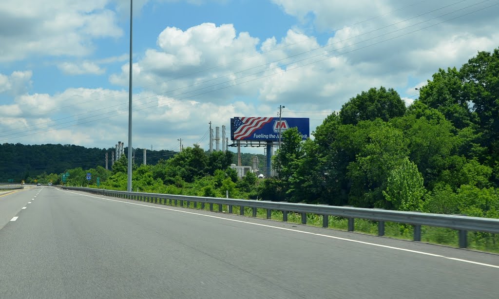 Marathon Oil Billboard, Interstate 64, Eastbound, Саут-Пойнт