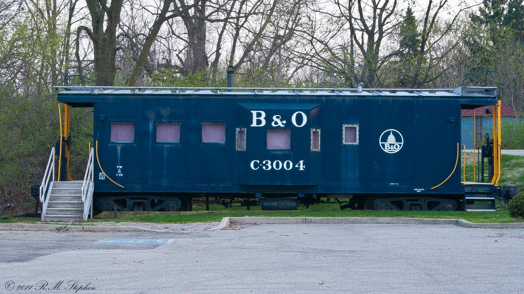 B&O Train Car @ Olde Town Commons, Trotwood, OH, Тротвуд