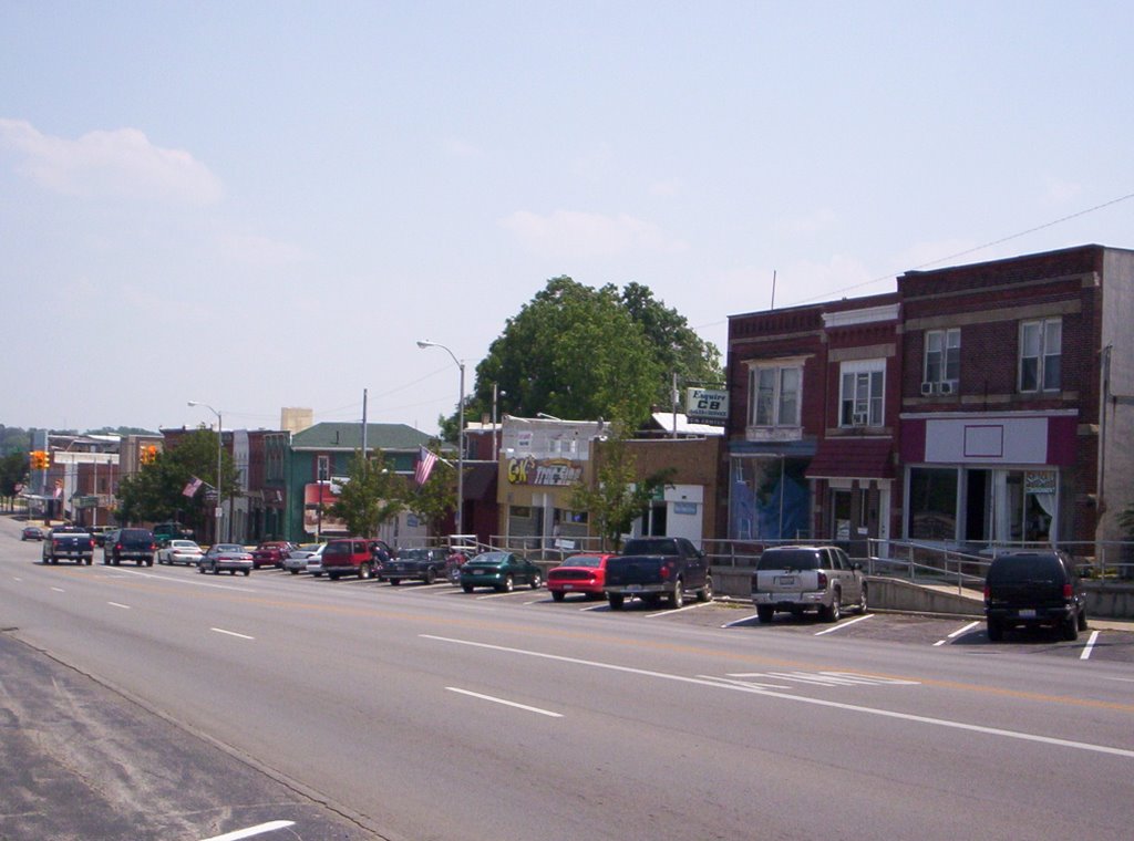 Downtown Fremont, Ohio on West State Street, Фремонт