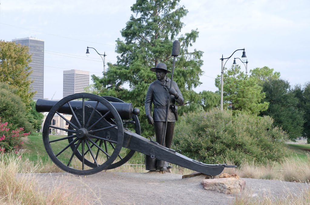 Oklahoma Land Run Monument, Вудлавн-Парк