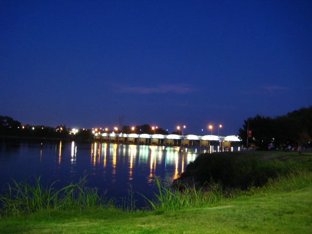 Arkansas River at River Crossing, Дженкс