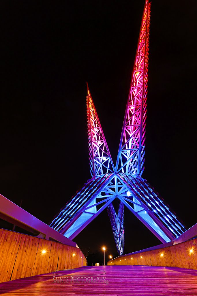 Skydance Bridge, OKC, Мидвест-Сити