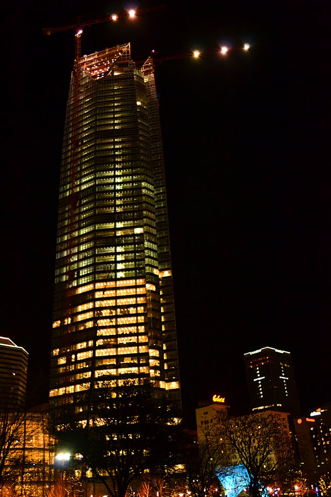 Devon Tower, Oklahoma City, OK - January 1, 2012, Николс-Хиллс