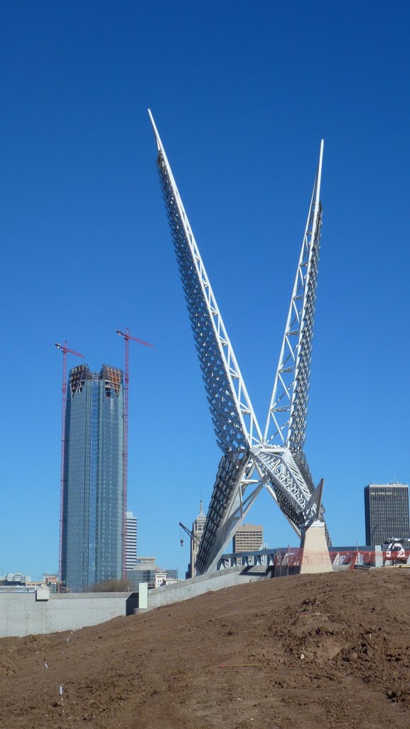 2011_12-31_Oklahoma City Oklahoma_P1020613_SkyDance Pedestrian Bridge, Николс-Хиллс