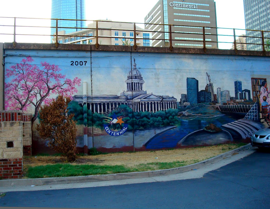 Bricktown Mural, Оклахома