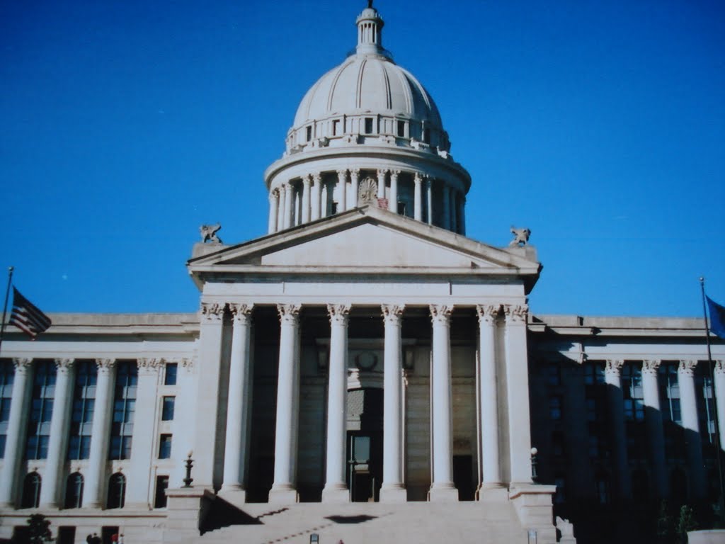 State capital building of OKLAHOMA, USA., Тарли