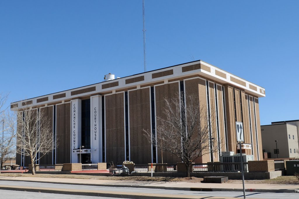 Comanche Co. Courthouse (1939-74) Lawton OK 3-2014, Форт-Силл