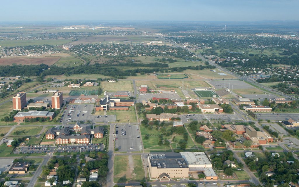 Aerial View - Cameron University Campus, Форт-Силл