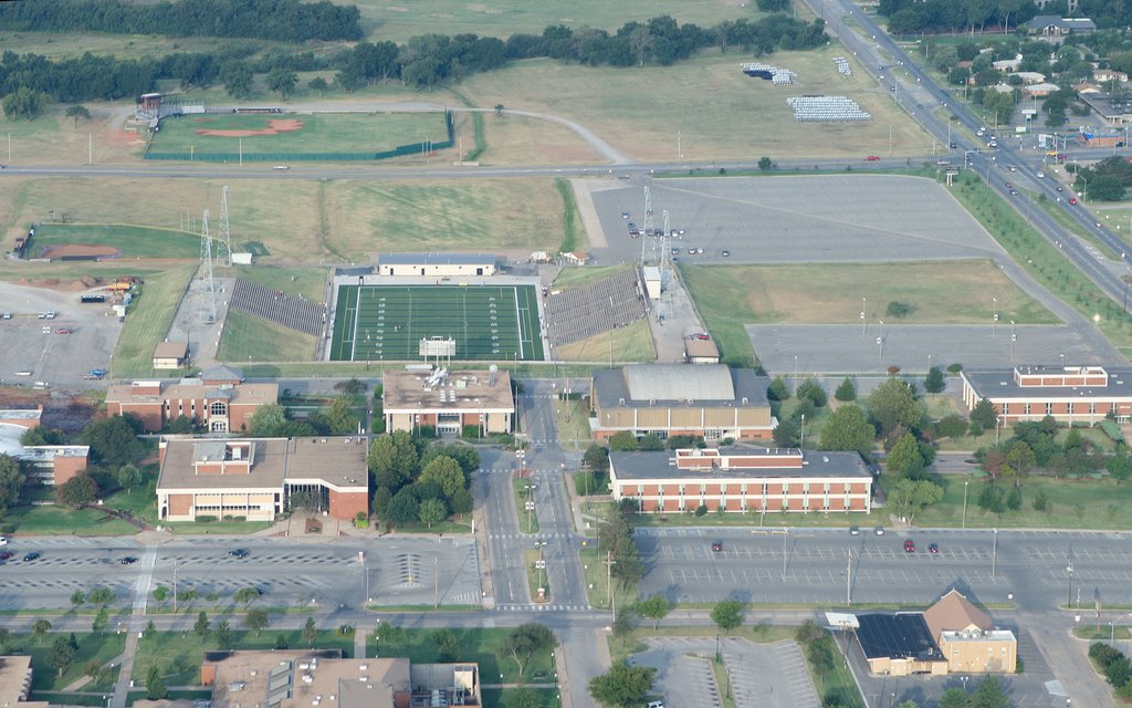 Aerial View - Cameron University Stadium, Форт-Силл