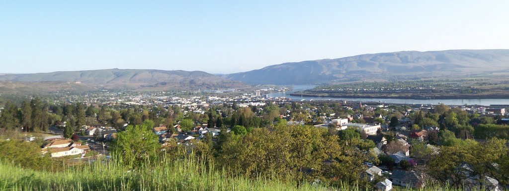 The Dalles view from scenic dr, Даллес
