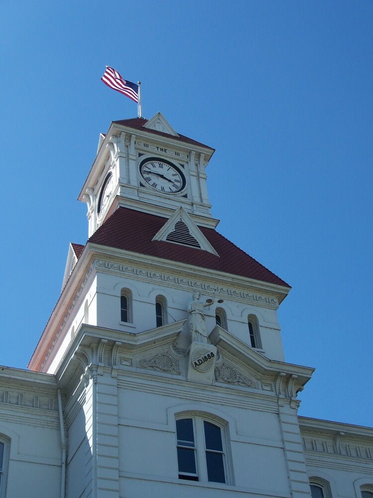 Benton County Courthouse Clock Tower, Corvallis Oregon, Корваллис