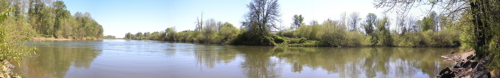 The Willamette and Marys River Confluence. 4/2009, Корваллис