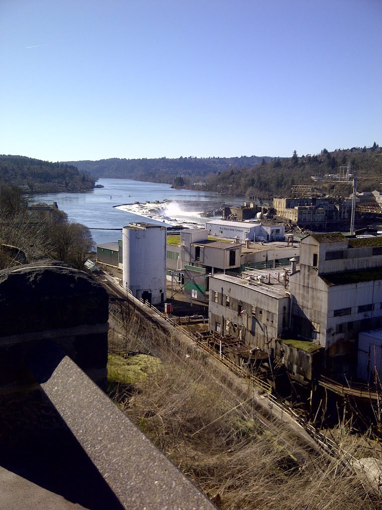 Old Blue Heron Mill at Willamette Falls, OC Oregon, Салем