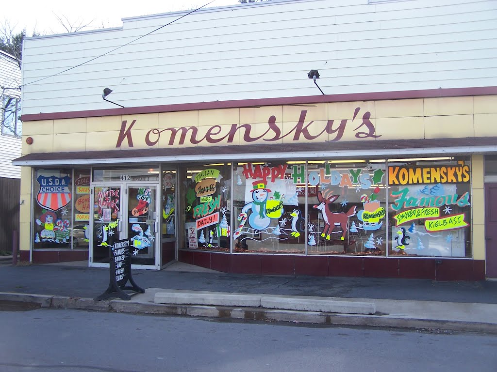 window paintings sample at Komenskys Market, Авока