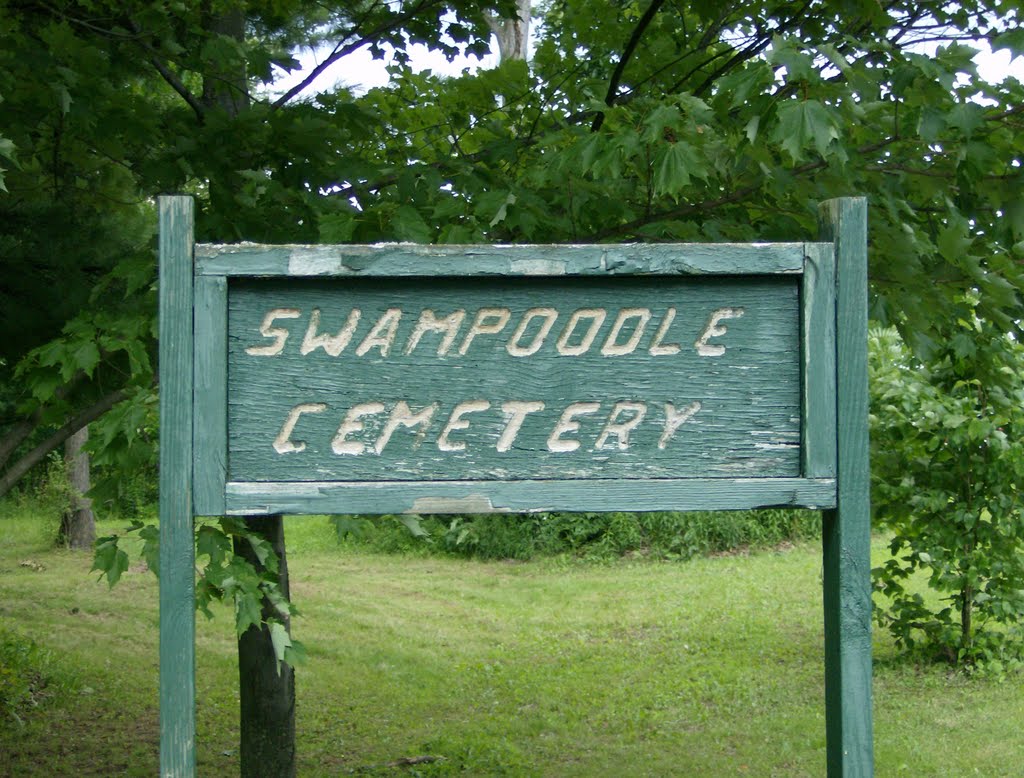 Swampoodle Cemetery Sign, Milesburg PA, Балдвин