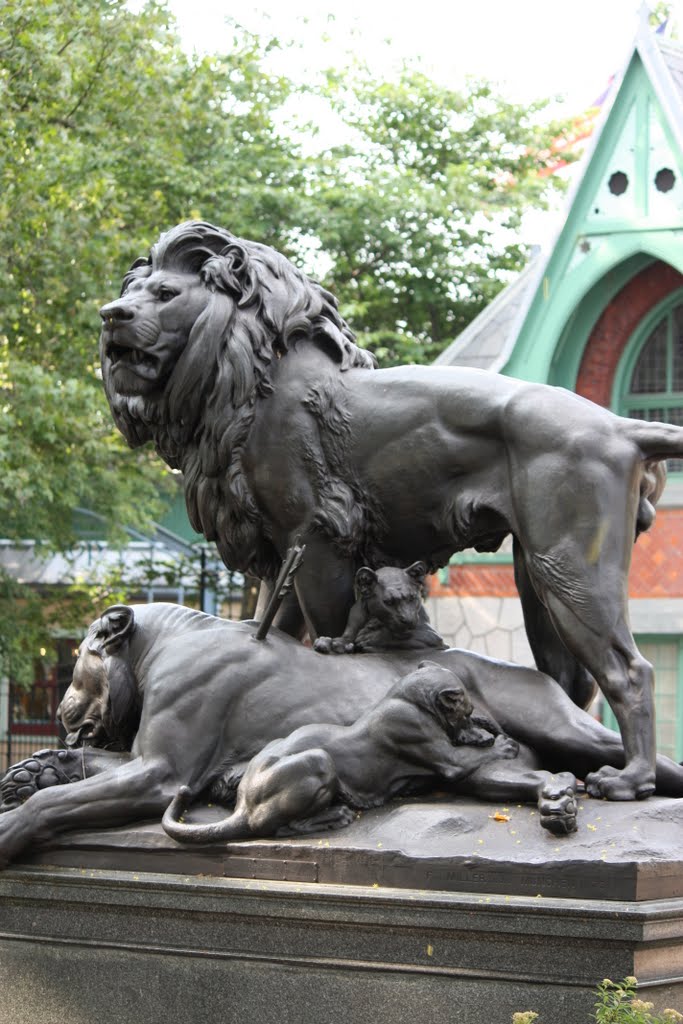 Philadelphia Zoo Lion sculpture, Белмонт