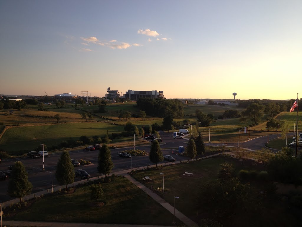 View of Penn State from Mount Nittany Medical Center, Весливилл