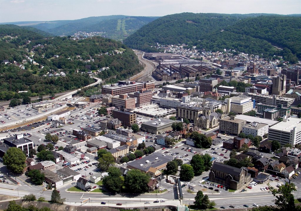 Johnstown, PA, viewed from the Incline Plane, Джонстаун