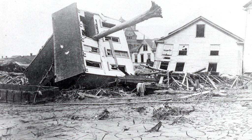 John schultz home 1889 flood in Johnstown, Джонстаун