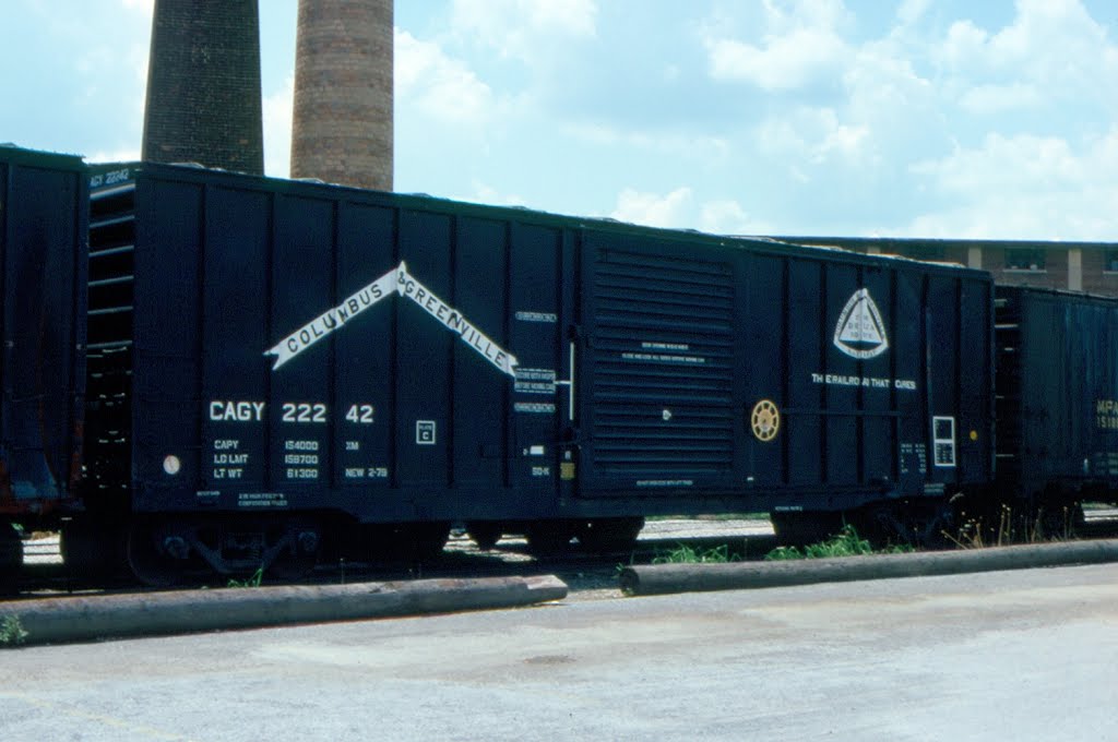 Columbus & Greenville Railway Box Car No. 22242 at York, PA, Йорк