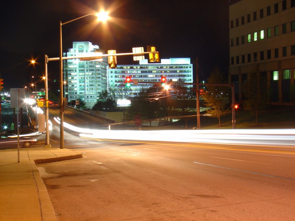 Conshohocken, PA   Fayette St. at night, Коншохокен