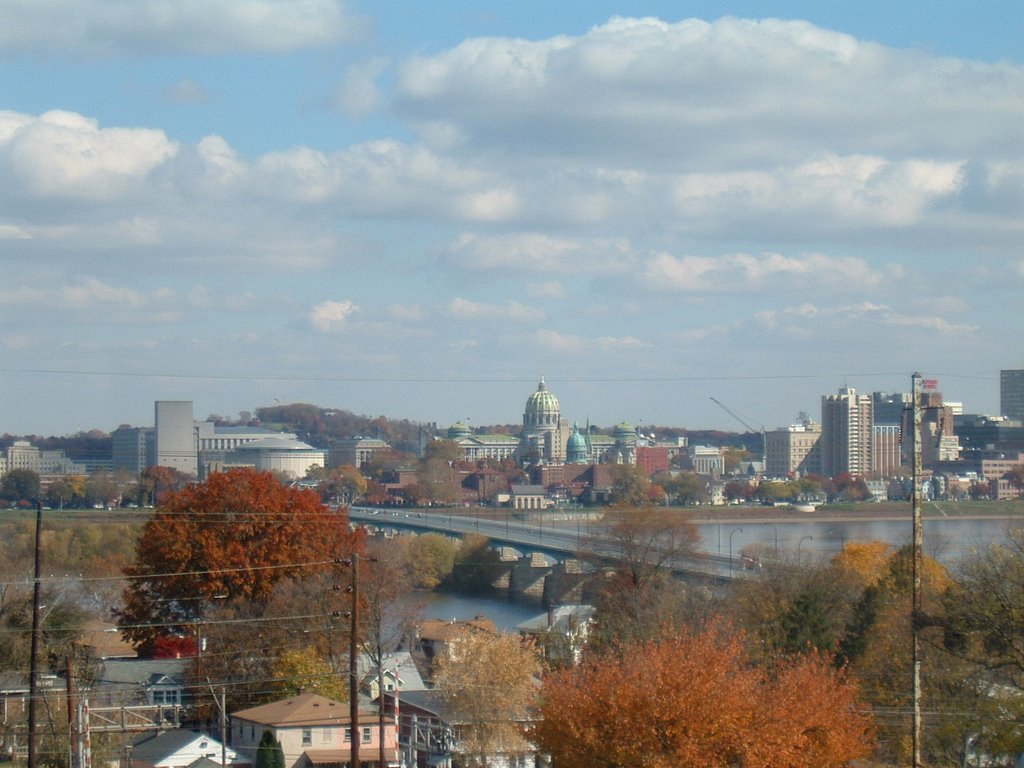 Harrisburgh - Capital Building - View from Camp Hill, Лемойн