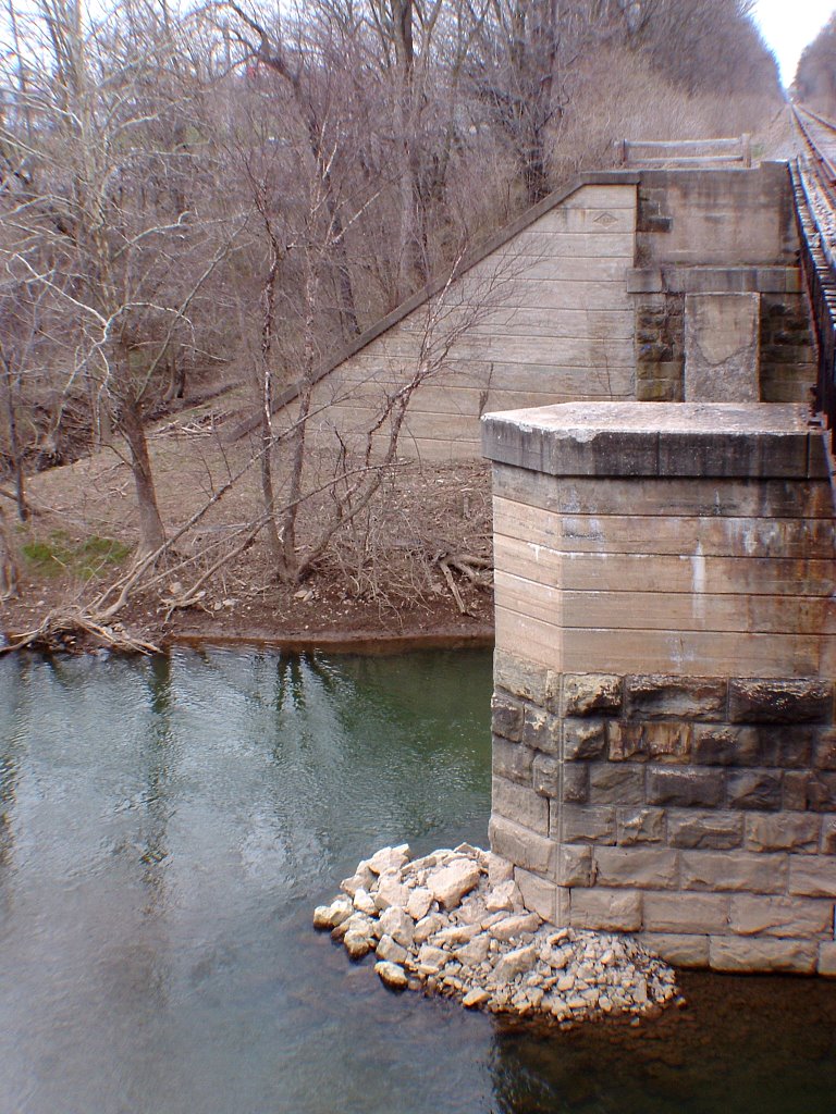 Railroad bridge over Buffalo Creek, November 2008, Линнтаун